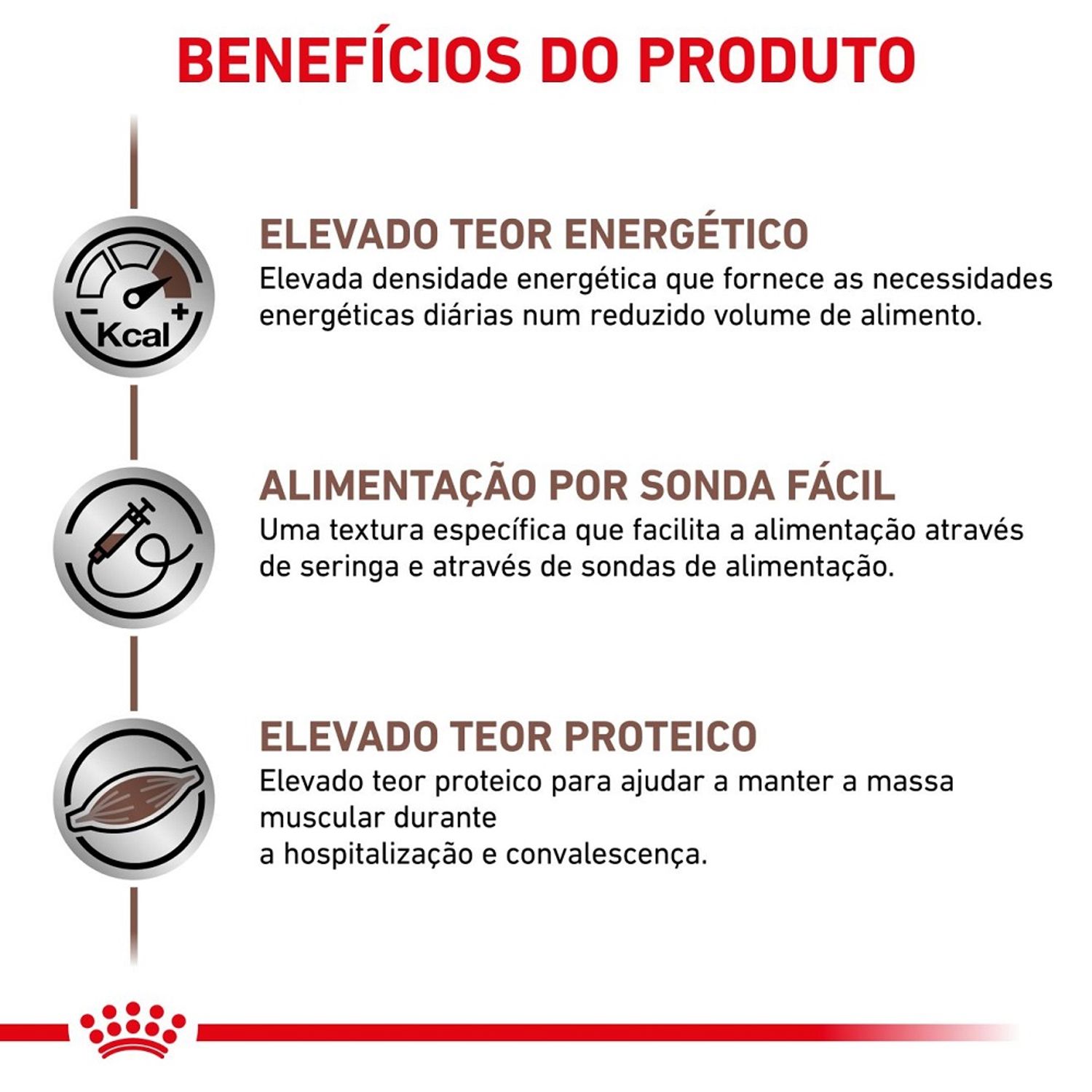 Ração Úmida Royal Canin Recovery Cães e Gatos Benefícios