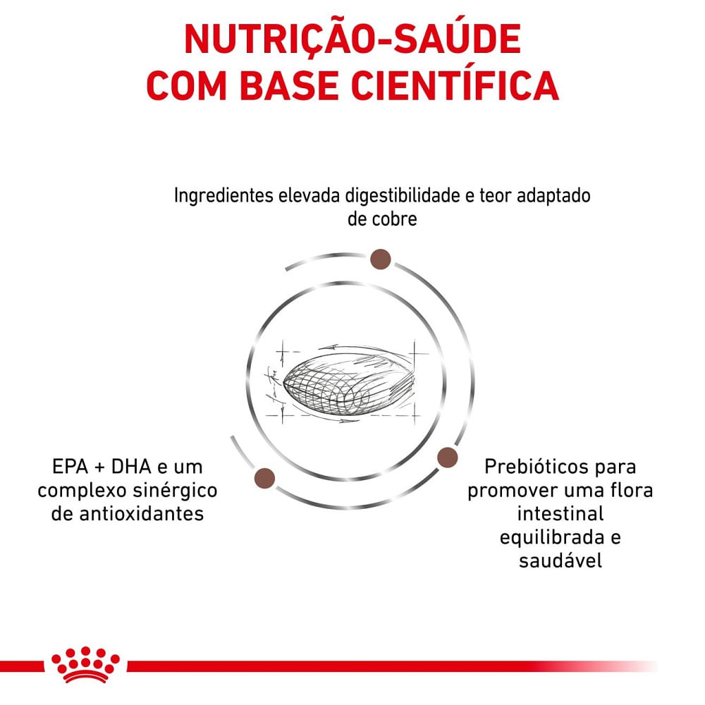Ração Royal Canin Veterinary Diet Hepatic para Cães Adultos com Insuficiência Hepática Crônica