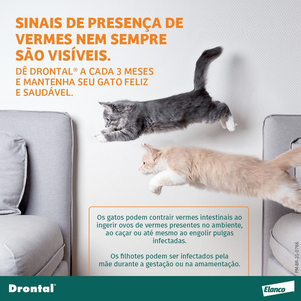 Drontal Vermicida para Gatos Elanco