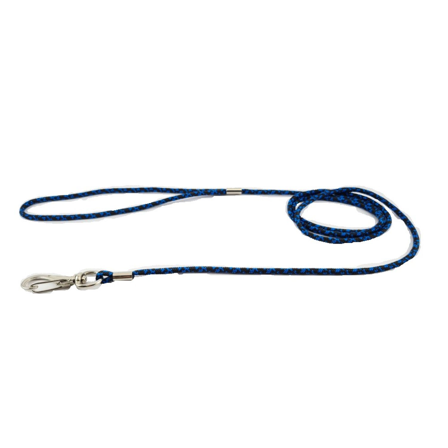 Guia Roliça com Mosquetão Santa Fé Pet Azul 150cm