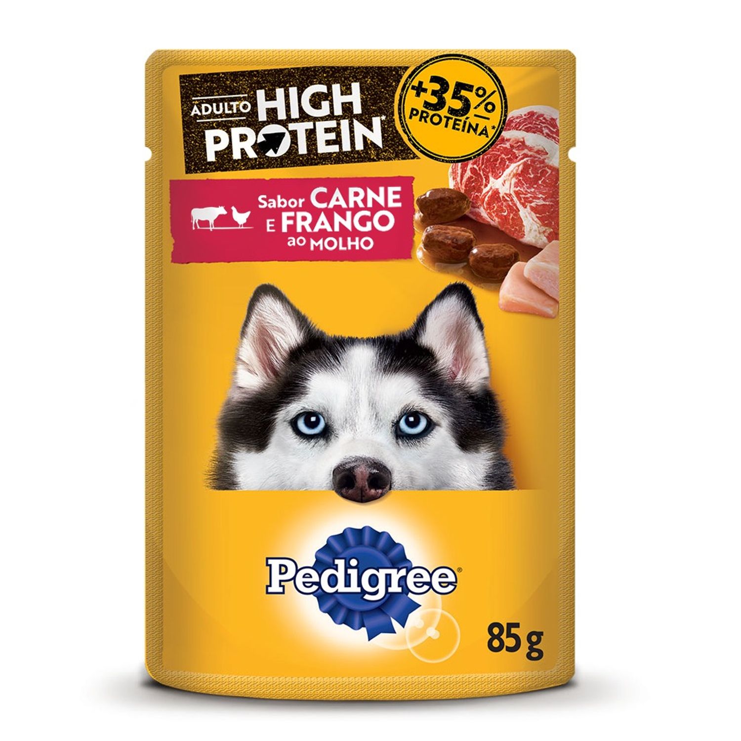 Racao-Umida-Pedigree-High-Protein-Caes-Adultos-Carne-e-Frango