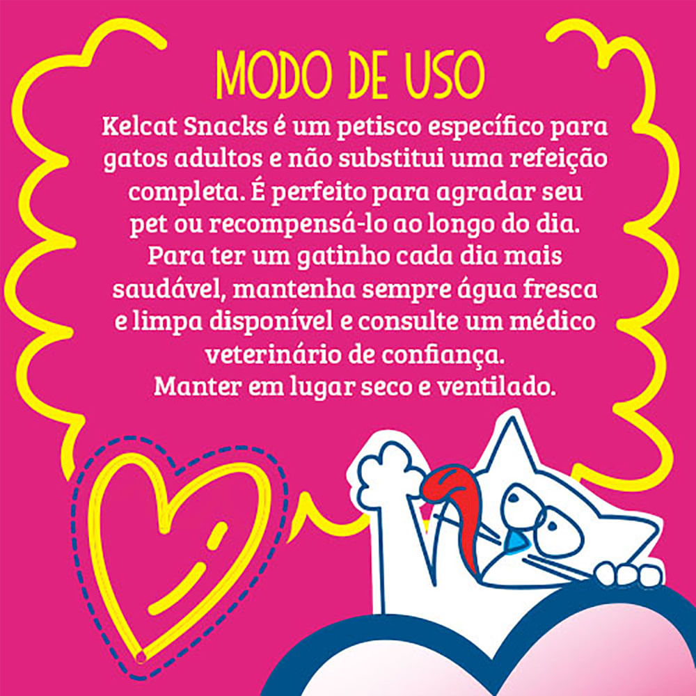 Petisco Gatos Kelcat Snacks Atum