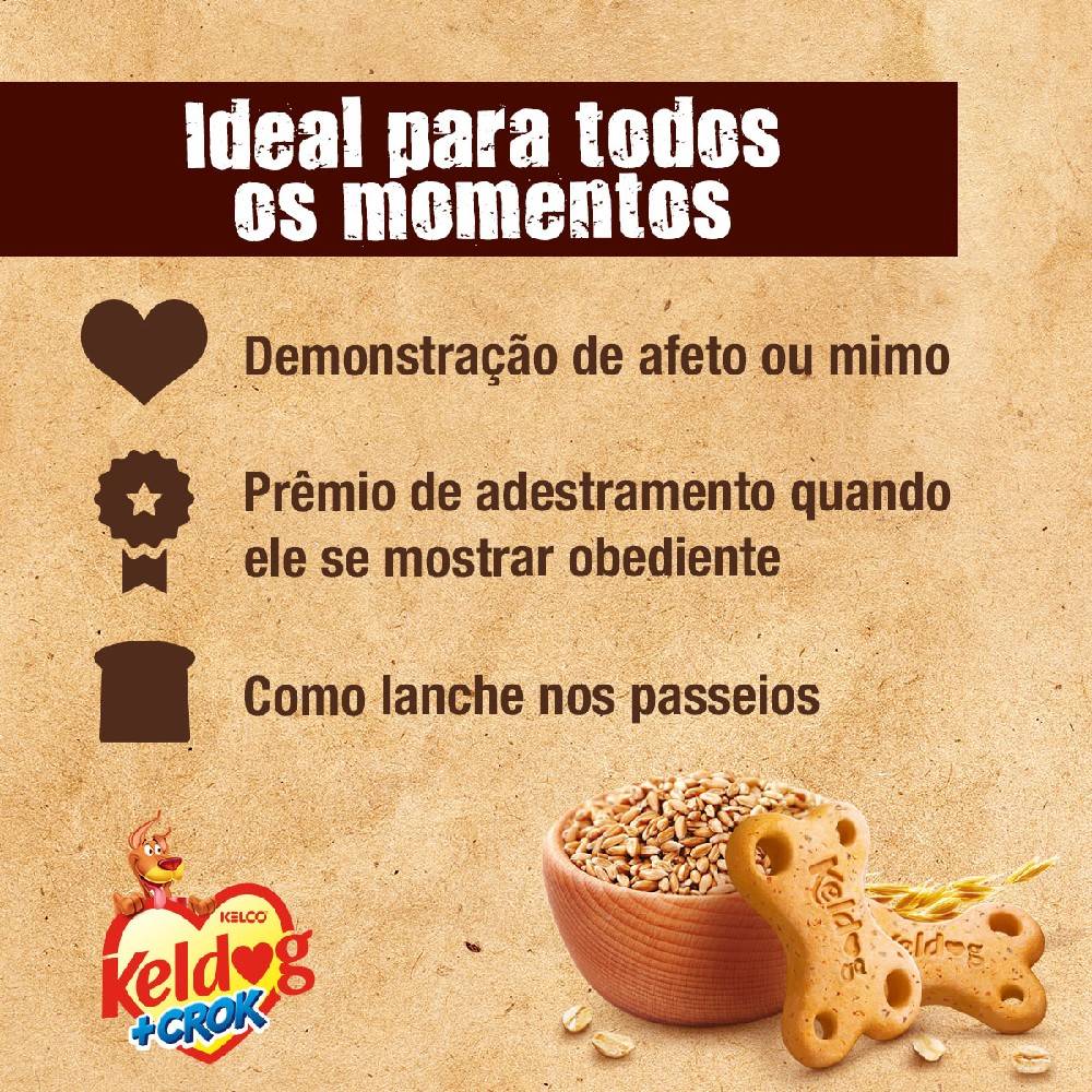 Biscoito Keldog +Crock Integral Kelco