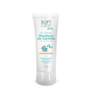 Gel Dental 1 Mês+ Mordisco de Carinho Soft Care Baby - 40 g