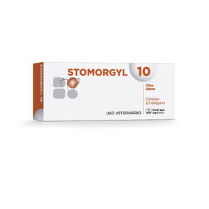 Stomorgyl 10 Antibiótico para Cães e Gatos - 20 Comprimidos