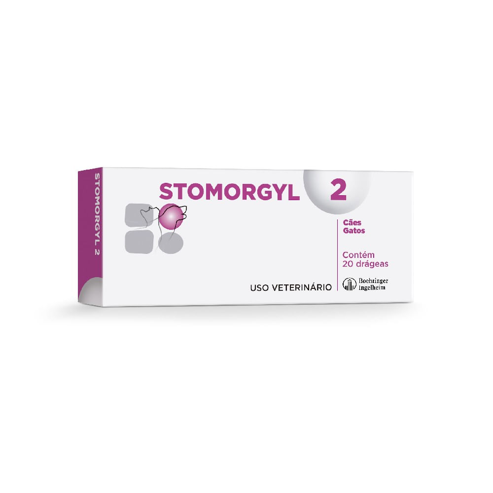 Stomorgyl 2 Antibiótico para Cães e Gatos