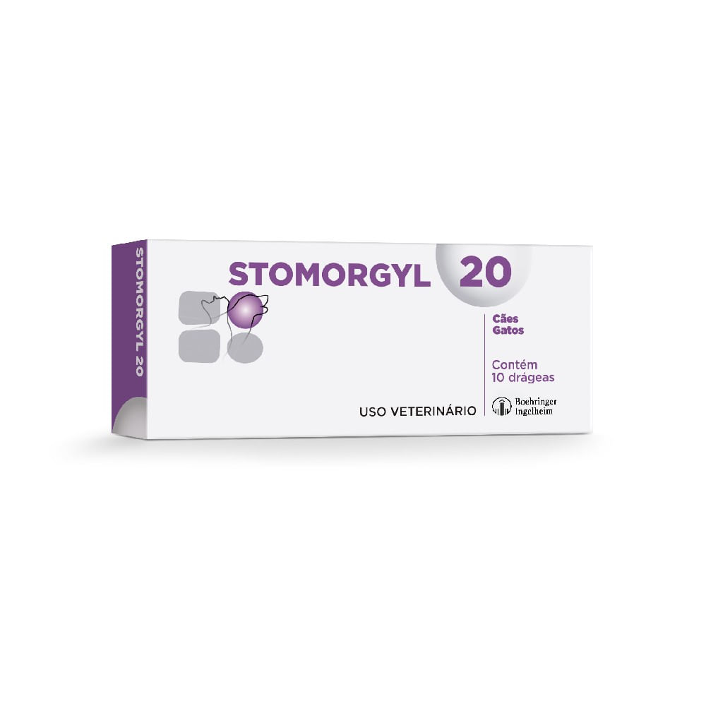 Stomorgyl 20 Antibiótico para Cães e Gatos