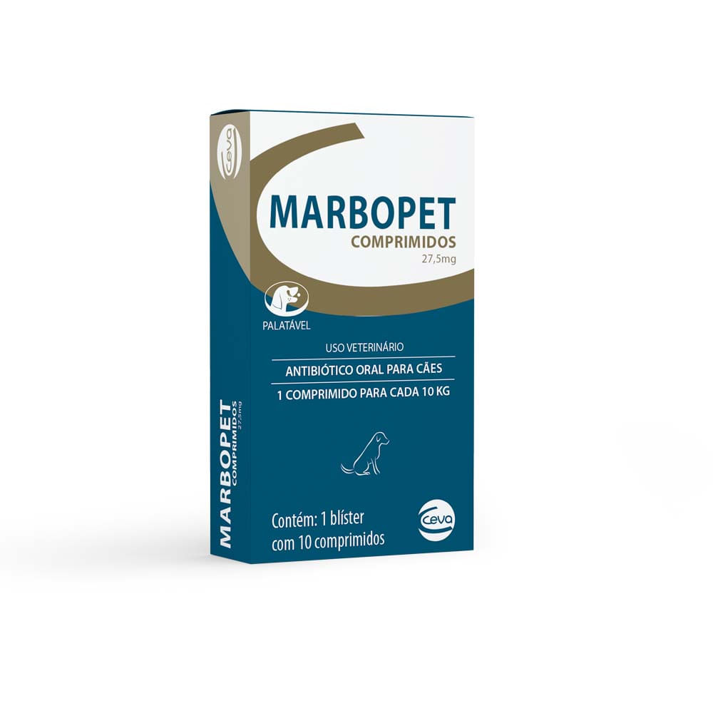 Antibiótico Marbopet 27,5mg Ceva