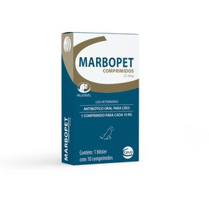 Antibiótico Marbopet 27,5mg Ceva - 10 comprimidos