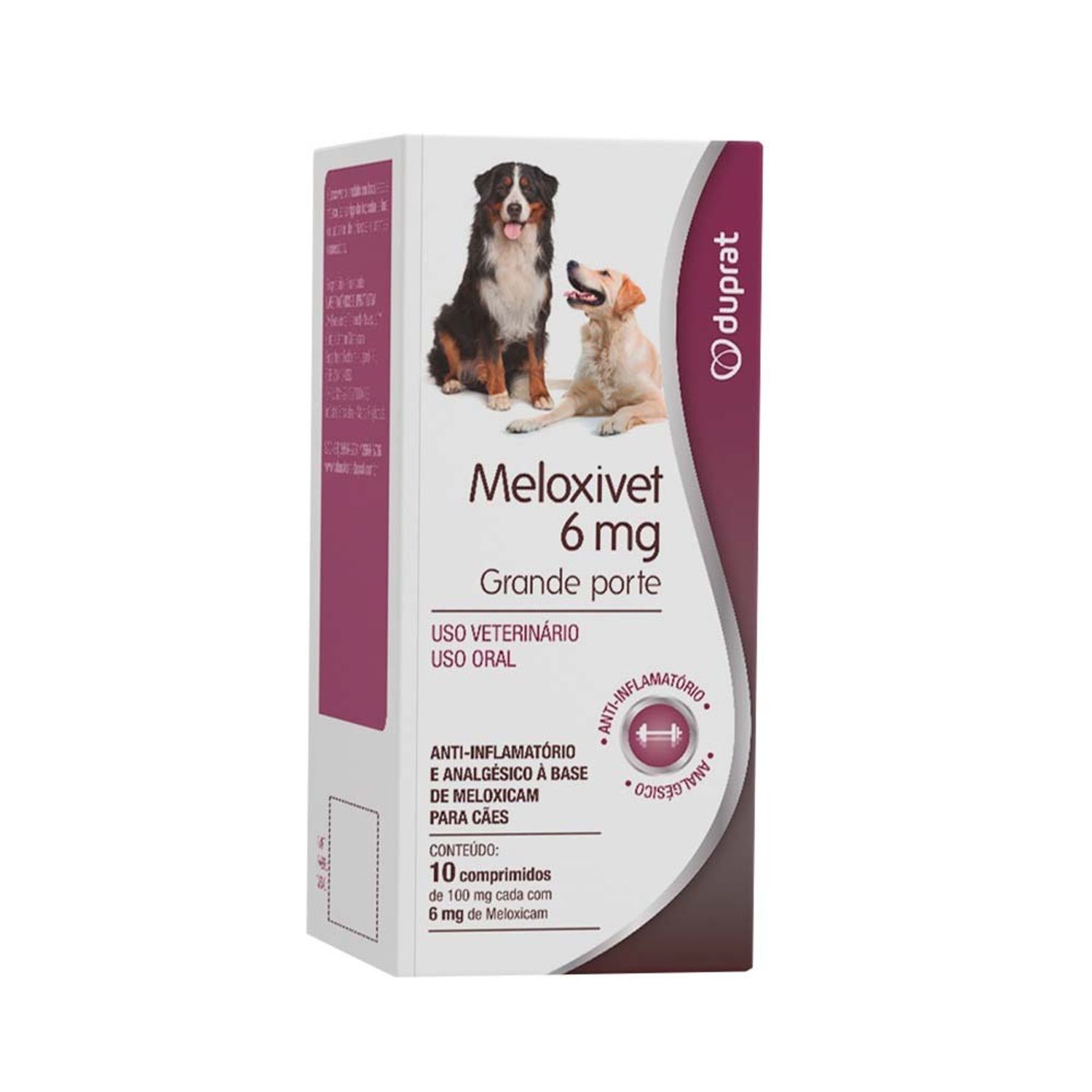 Anti-Inflamatório Meloxivet 6 mg com 10 comprimidos