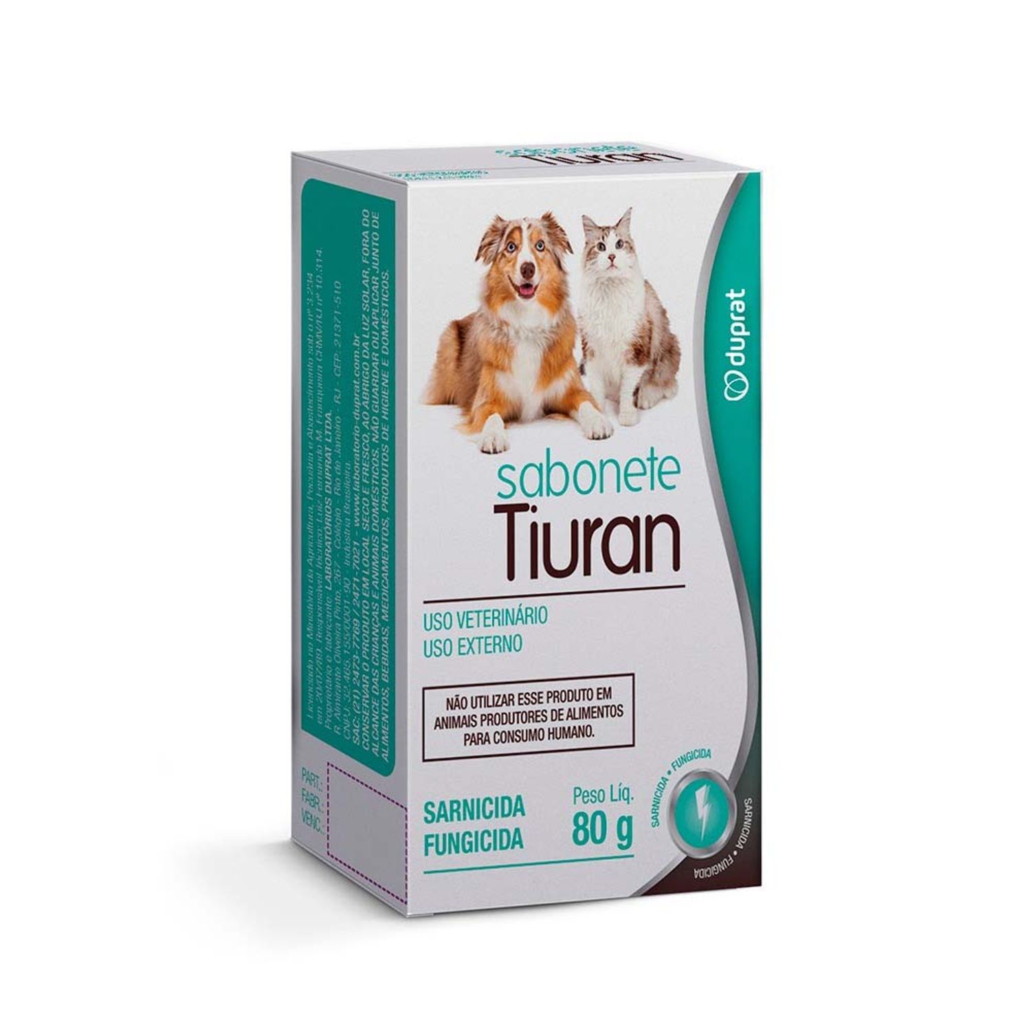 Tiuran Sabonete Duprat 80 gramas