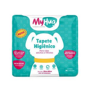 Tapete Higiênico MyHug para Cães Adultos e Filhotes - 30 unidades