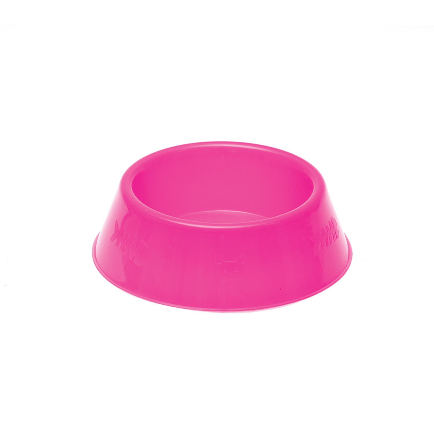 Comedouro Plástico para Gato Tudo Pet Rosa
