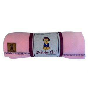 Cobertor Candy Color Bichinho Chic Rosa - M