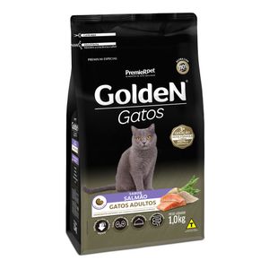 Ração Golden Gatos Adultos Salmão