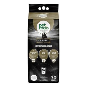 Tapete Higiênico Classic 90x60cm Petmais - 30 unidades
