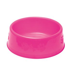 Comedouro Luxo Tudo Pet Rosa para Cães e Gatos