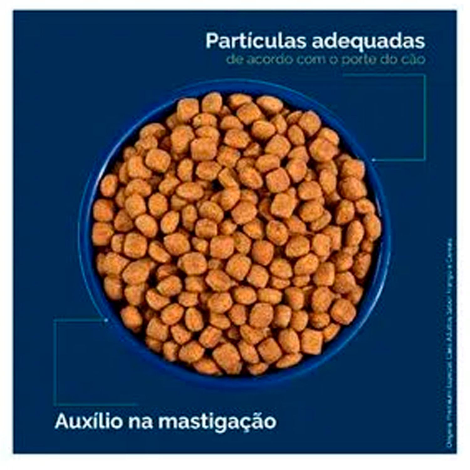 Ração Origens Cães Sênior Médio e Grande Frango e Cereais formato do Grão