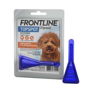 Antipulgas e Carrapatos Frontline Topspot para Cães de 1 a 10kg - 0,67 ml