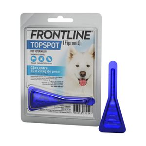 Antipulgas e Carrapatos Frontline Topspot Cães entre 10 e 20 kg - Único