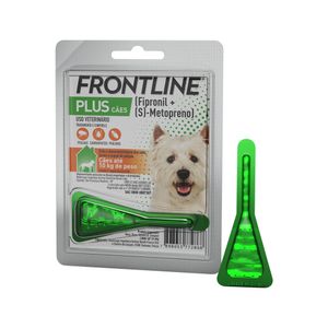 Antipulgas e Carrapatos Frontline Plus para Cães até 10kg - 0,67 ml