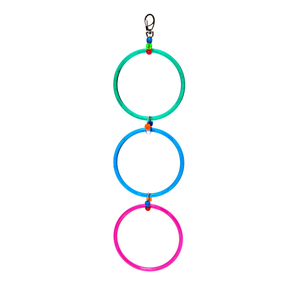 Brinquedo para Aves Três Argolas Kakatoo