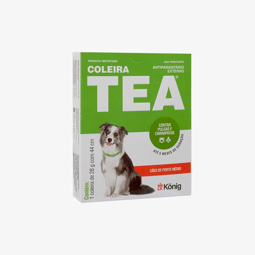 Tea Coleira Antipulgas para Cães