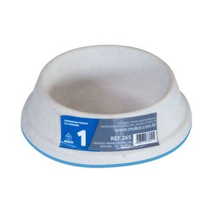 Comedouro Pesado Cães Mokoi Branco
