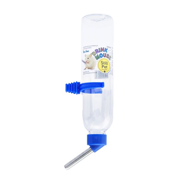 Bebedouro Plástico Drink Mouse Tudo Pet Azul 200 ml