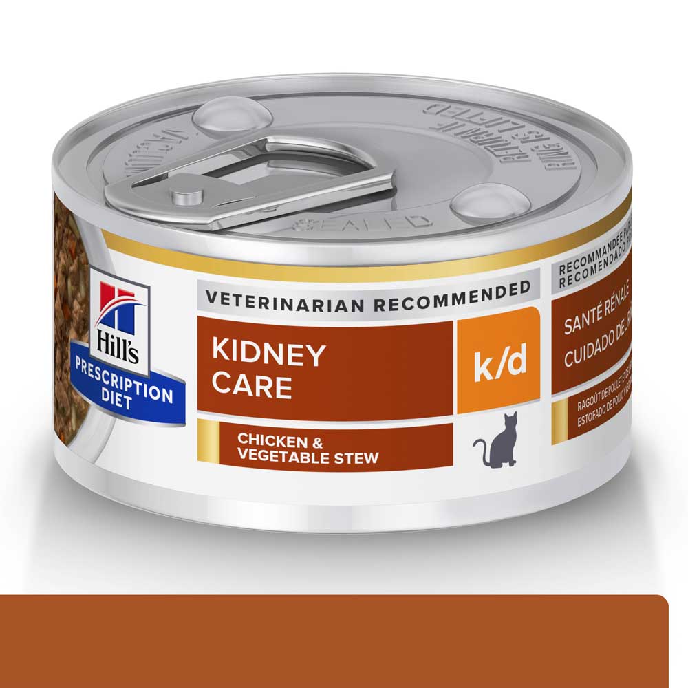 Ração Úmida Hill's Prescription Diet K/D Gatos Adultos Cuidado Renal