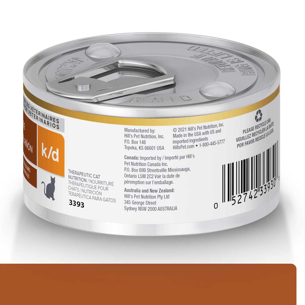 Ração Úmida Hill's Prescription Diet K/D Gatos Adultos Cuidado Renal