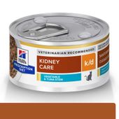 Ração Úmida Hill's Prescription Diet K/D Gatos Adultos Cuidado Renal