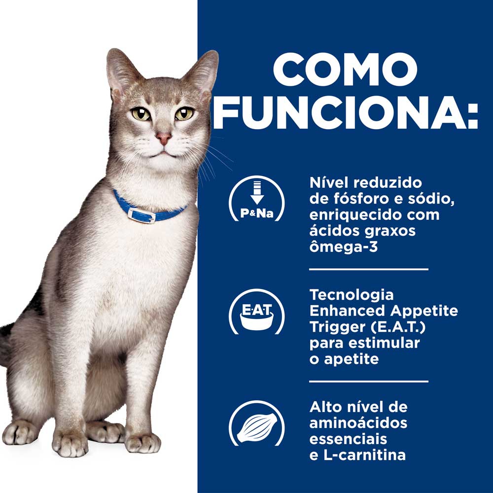 Ração Úmida Hill's Prescription Diet K/D Gatos Adultos Cuidado Renal