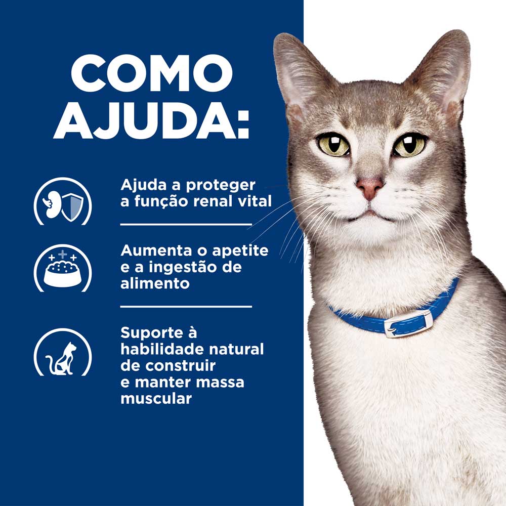 Ração Úmida Hill's Prescription Diet K/D Gatos Adultos Cuidado Renal