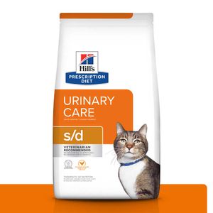 Ração Hill's Prescription Diet S/D Gatos Adultos Cuidado Urinário - 1,81 kg