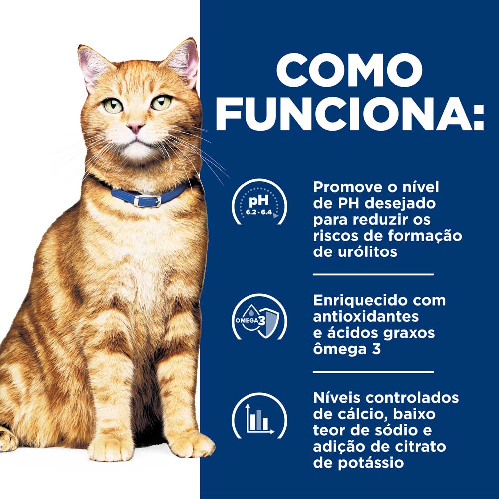 Ração Hill's Prescription Diet C/D Multicare Gatos Adultos Cuidado Urinário