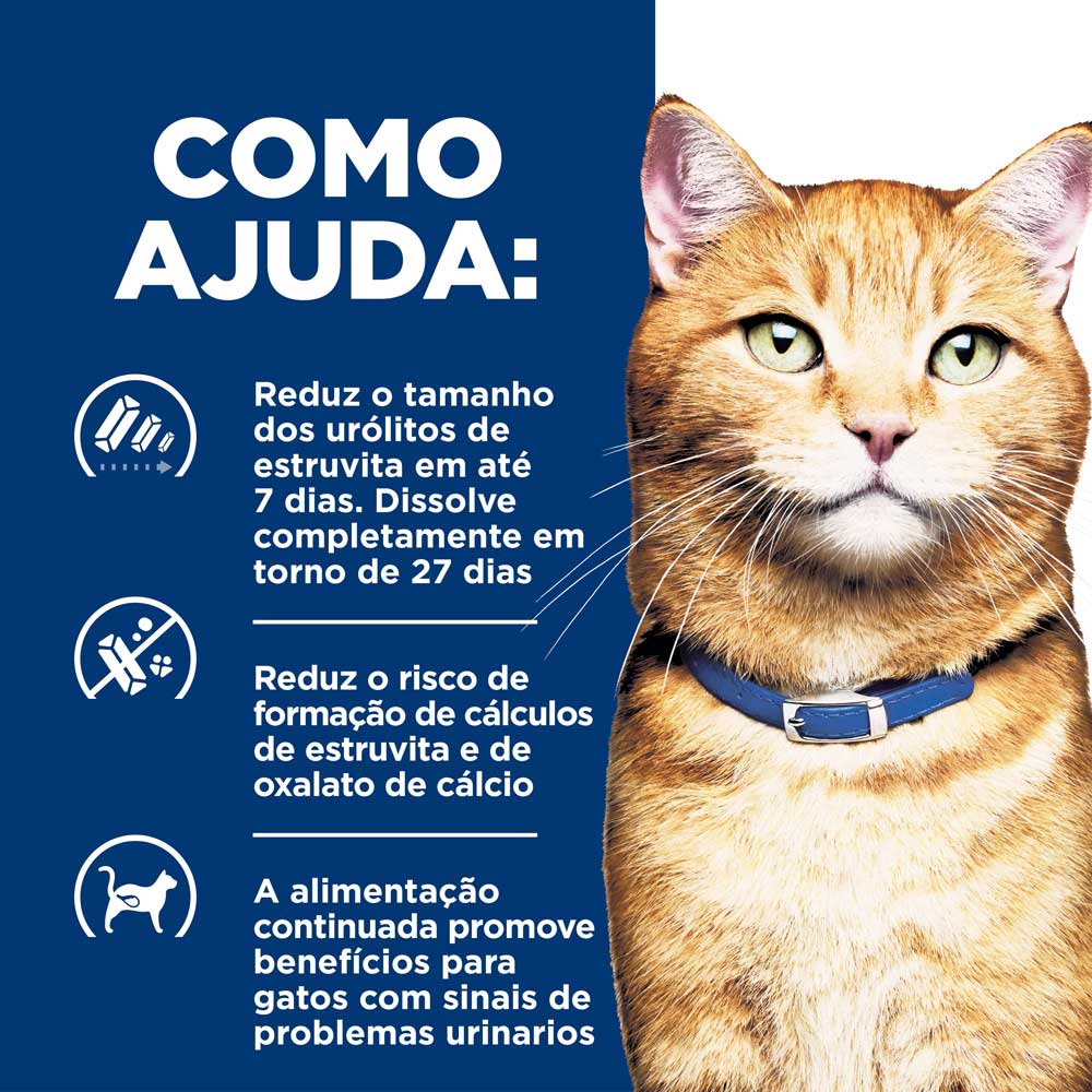 Ração Hill's Prescription Diet C/D Multicare Gatos Adultos Cuidado Urinário