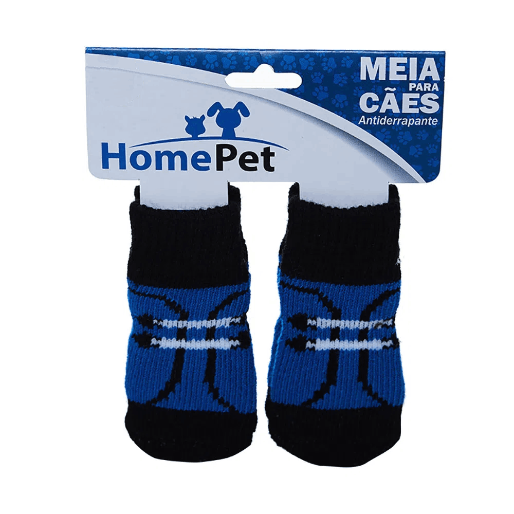 Meia Sapato para Cães Azul HomePet