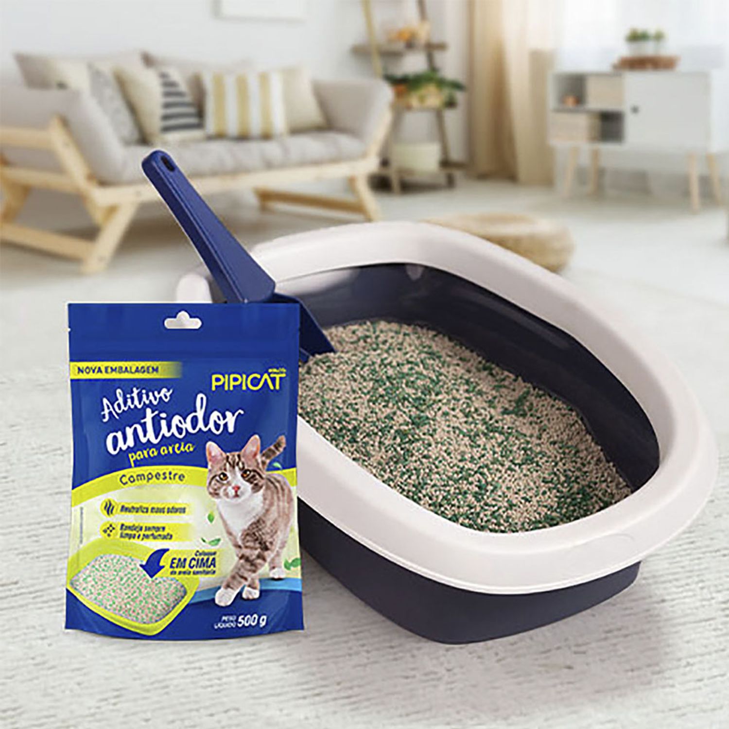 Aditivo-Antiodor-Pipicat-Campestre-com-caixa-de-Areia