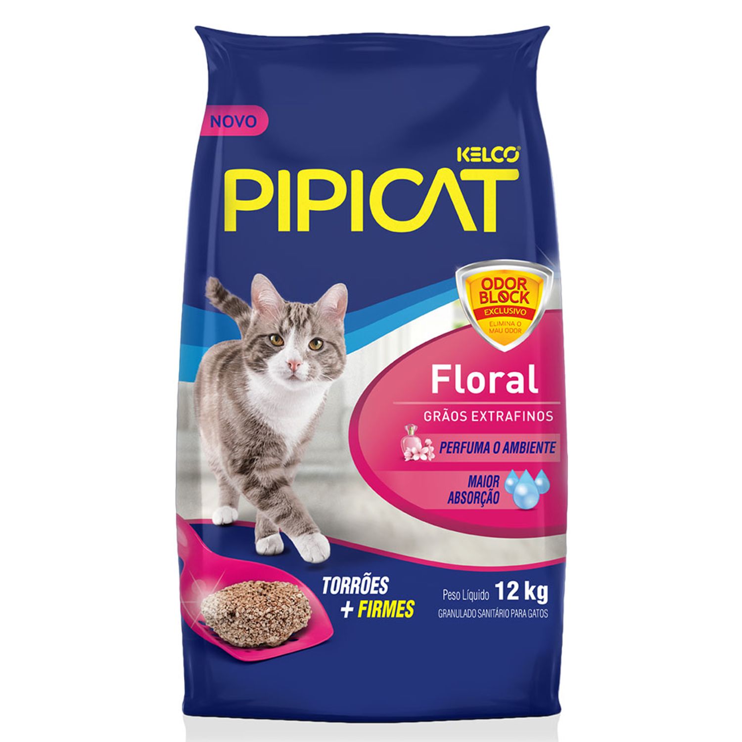 Granulado-Sanitario-para-Gatos-Perfumado-Pipicat-Floral-Frente