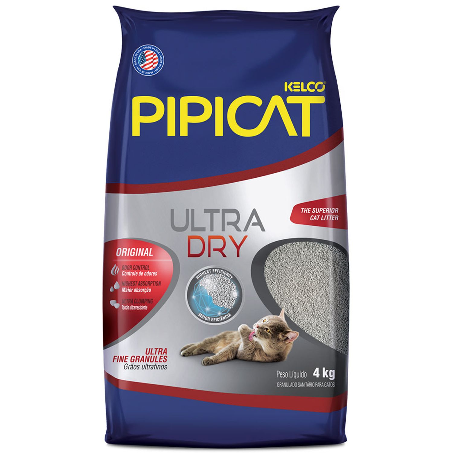 Granulado-Sanitario-para-Gatos-Pipicat-Ultra-Dry-4kg