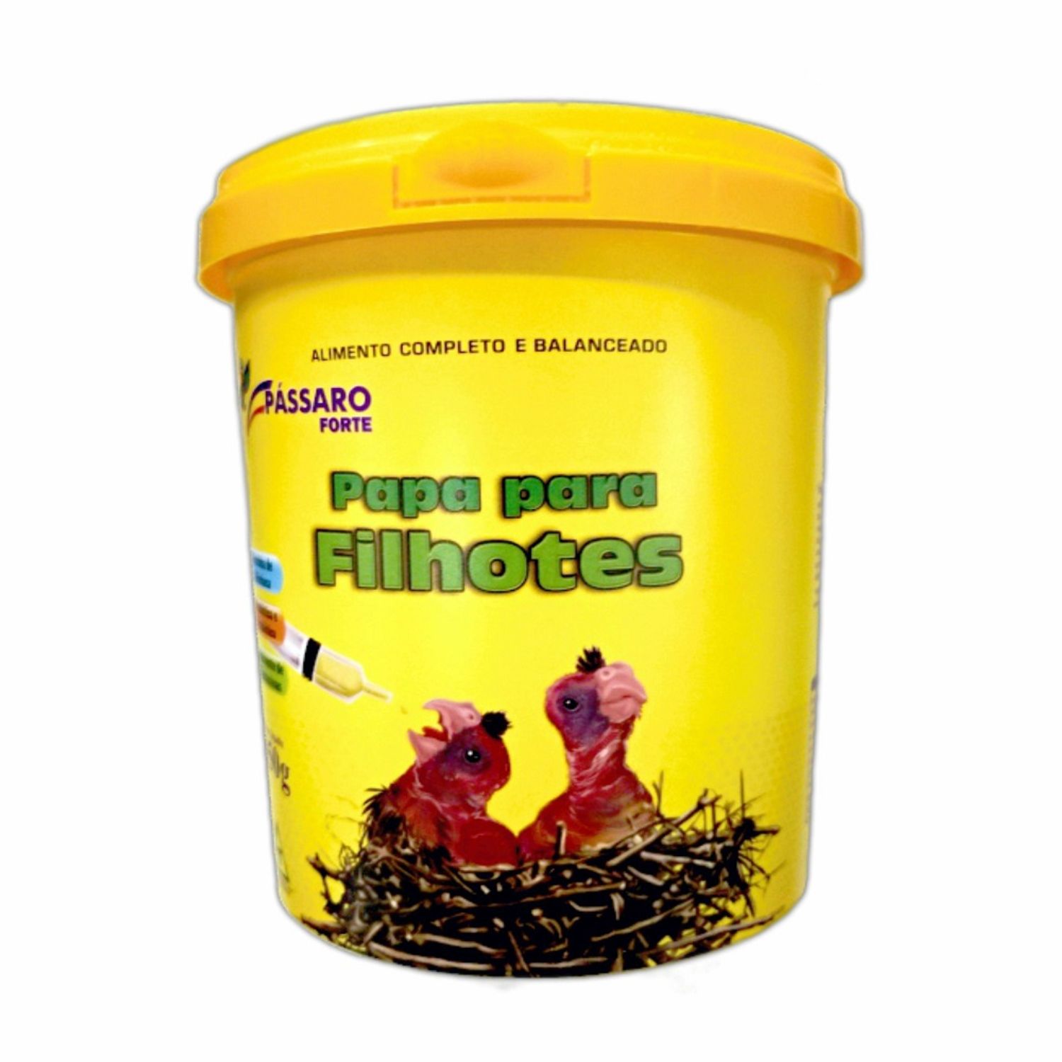 Papa para Filhotes Pássaro Forte Embalagem