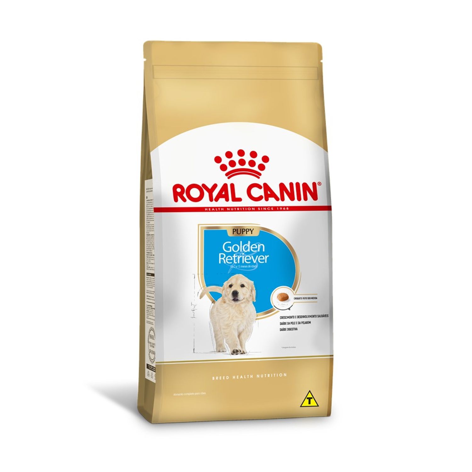 Ração Royal Canin Puppy Golden Retriever Cães Filhotes embalagem