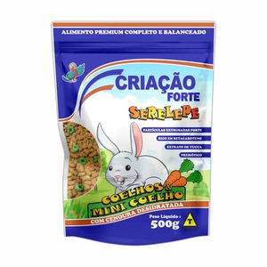 Ração Coelho e Mini Coelho Serelepe - 500 g