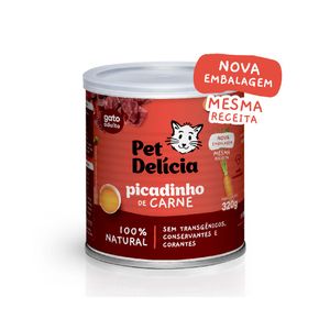 Ração Úmida Pet Delícia Gatos Picadinho de Carne