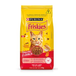 Ração Friskies Gatos Adultos Frango