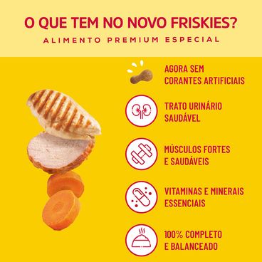 Ração Friskies Gatos Adultos Frango benefícios