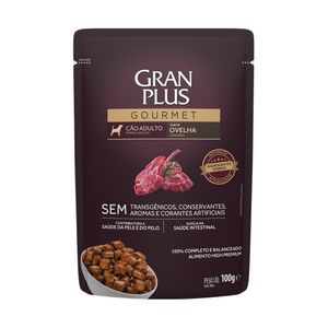 Ração Úmida GranPlus Gourmet Cães Adultos Ovelha - 100 g