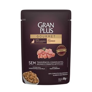 Ração Úmida GranPlus Gourmet Gatos Trato Urinário Frango - 85 g