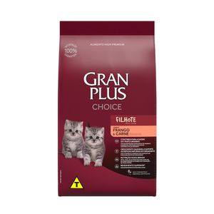 Ração GranPlus Choice Gatos Filhotes Frango e Carne - 10,1 kg
